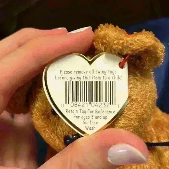 1999 Fuzz the bear, Ty beanie baby, with errors - Picture 4 of 7